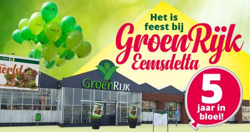 GroenRijk Eemsdelta viert jubileum