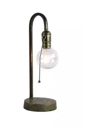 Tafellamp Kilian 35cm Brons-Grijs